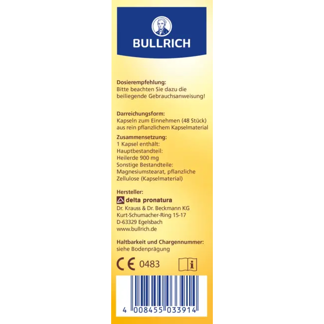 Bullrich Heilerde Kapseln 48 St