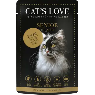 CAT'S LOVE CAT'S LOVE Katten Natvoer Eend In Gelei Senior