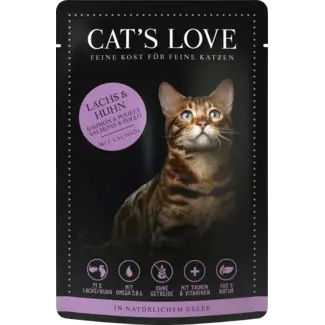 CAT'S LOVE CAT'S LOVE Katten Natvoer Zalm En Kip In Gelei