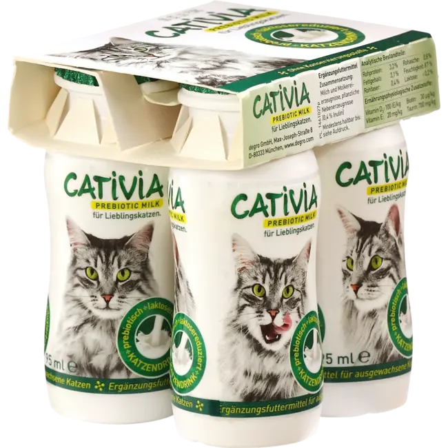 Cativia Kattenmelk (4 x 95 ml) 380 ml