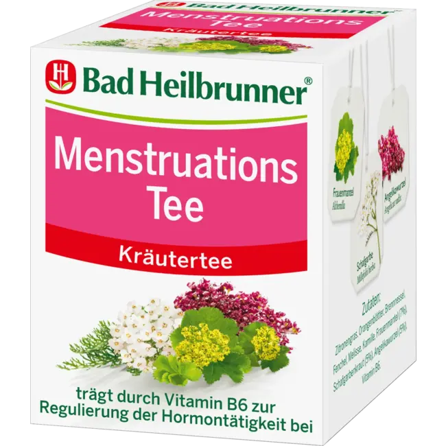 Bad Heilbrunner Kruidenthee Menstruatie Thee (8 Zakjes) 16 g