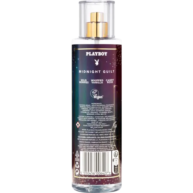 Playboy Midnight Guilt Body Mist 250 ml