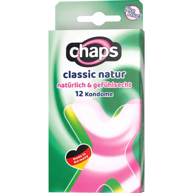 Chaps Condooms Classic Nature Breedte 52mm 12 St