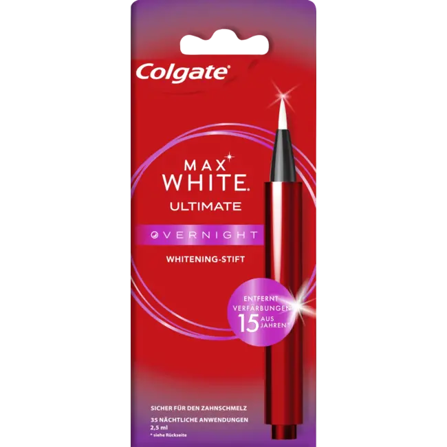 Colgate Max White Ultimate Overnight Whitening Stift 2.5 ml