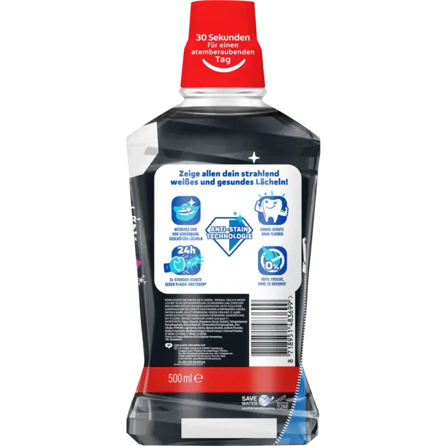 Colgate Mondspoeling White & Charcoal 500 ml
