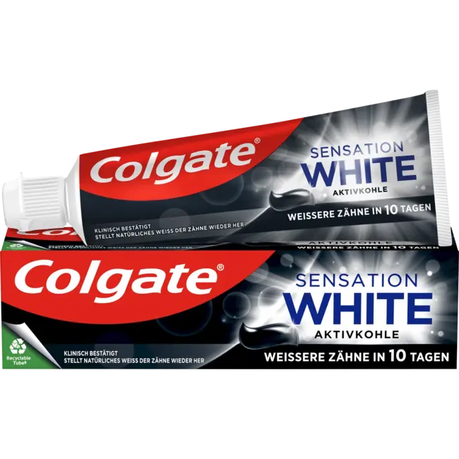 Colgate Tandpasta Sensation White Activated Charcoal 75 ml