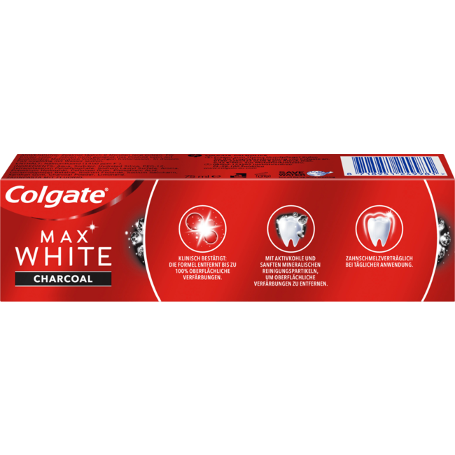 Colgate Tandpasta Max White Activated Charcoal 75 ml