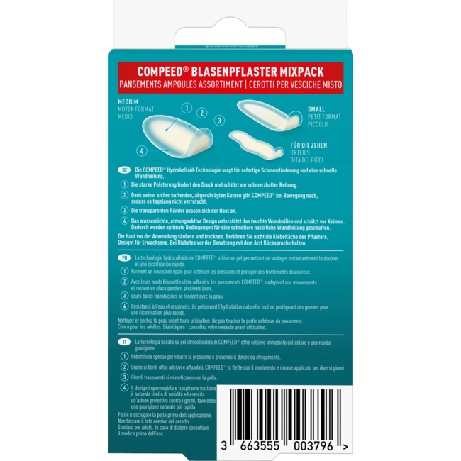 Compeed Blaarpleisters Mixpack 6 St