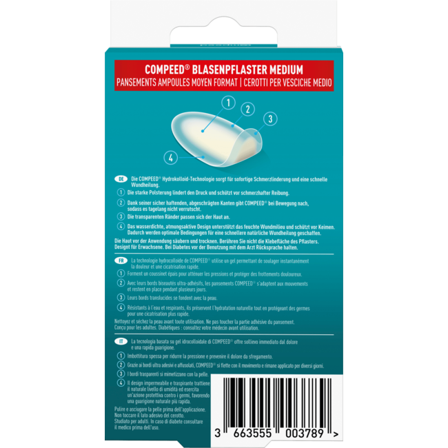 Compeed Blaarpleisters Medium 6 St