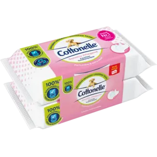 Cottonelle Cottonelle Vochtig Toiletpapier Sensitive Care (2x42 St)