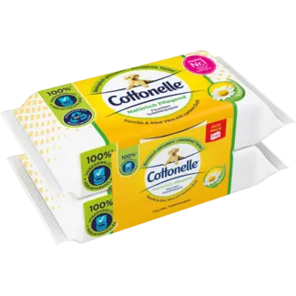 Cottonelle Cottonelle Vochtig Toiletpapier Natuurlijk Verzorgend (2x42 St)