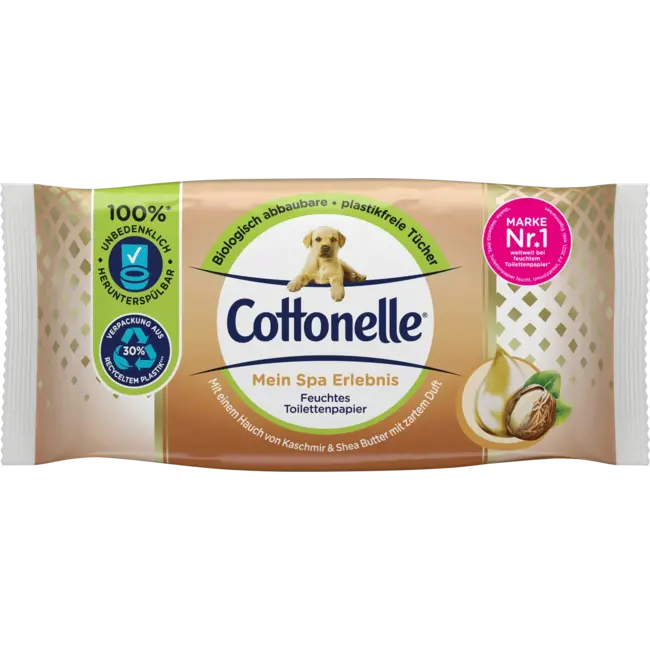 Cottonelle Vochtig Toiletpapier My Spa Experience Kasjmier & Shea Butter 42 St