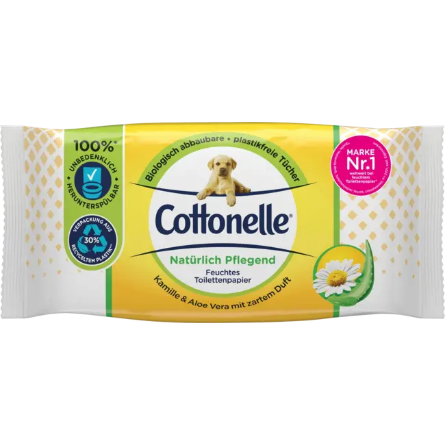 Cottonelle Vochtig Toiletpapier Natuurlijk Verzorgend 42 St