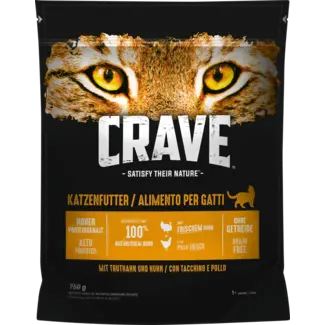 Crave Crave Droogvoer Kat Met Kalkoen & Kip, Volwassene