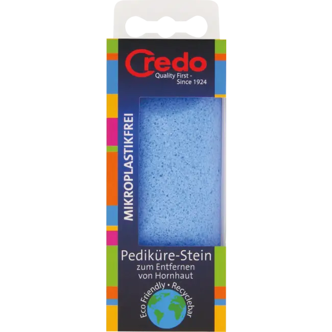 Credo Pedicuresteen Monoblok Blauw 1 St