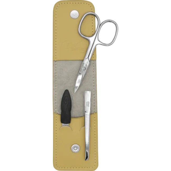 Credo Manicure Etui Leer 3dlg. 1 St