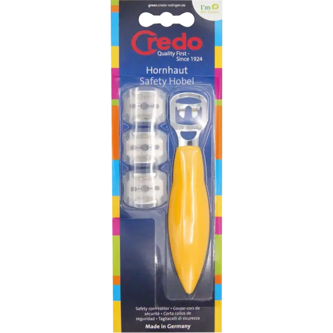 Credo Eeltverwijderaar Safety Shaver Pop Art 1 St