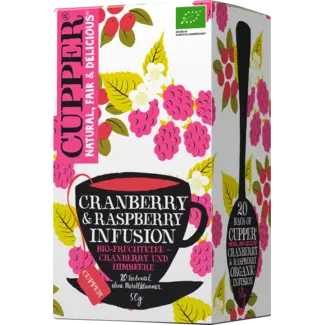 Cupper Cupper Bio Vruchtenthee Cranberry & Raspberry Infusion