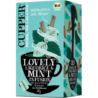 Cupper Cupper Bio Kruidenthee Lovely Liquorice & Mint Infusion