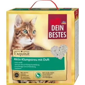 Dein Bestes Dein Bestes Kattenbakvulling Actieve Klonterbakvulling Met Aloë Vera Geur, Exquisit