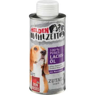 Dein Bestes Dein Bestes Voedingssupplement Hond Pure Zalmolie, Heldenmaaltijd