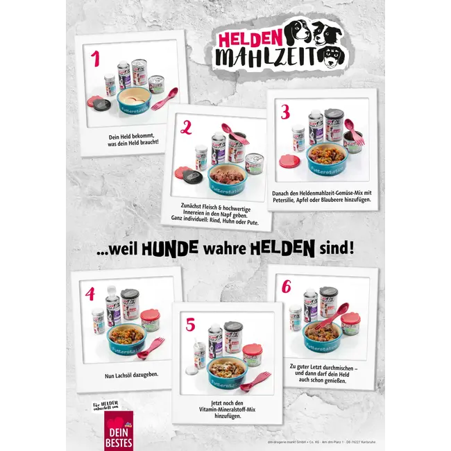 Dein Bestes Natvoer Hond Groentemix, Heldenmaaltijd 175 g