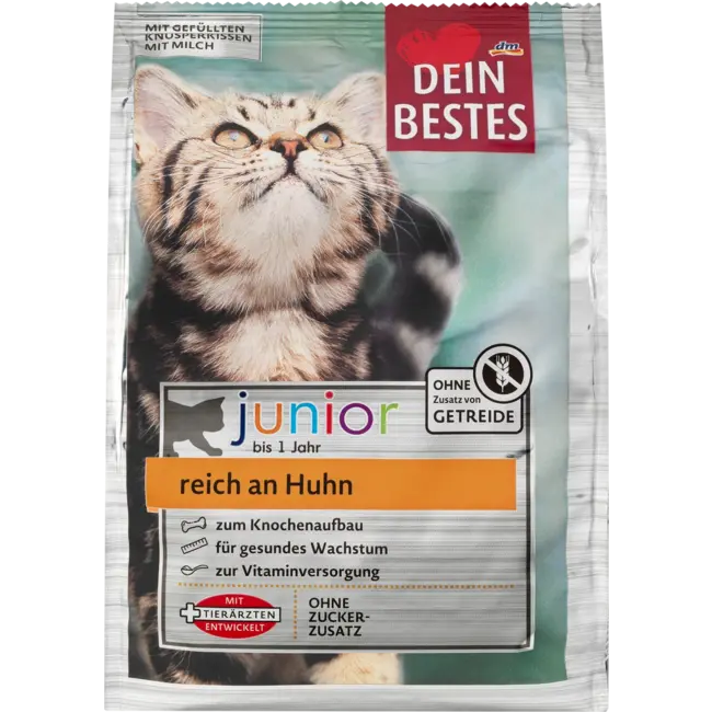 Dein Bestes Droogvoer Kat Kitten Met Kip, Junior 500 g