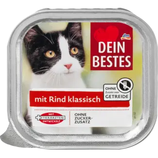 Dein Bestes Dein Bestes Katten Natvoer Met Rundvlees