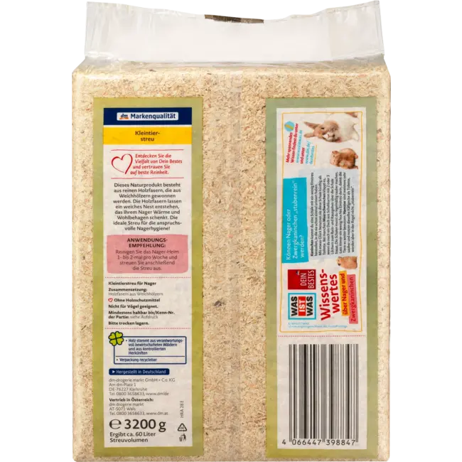 Dein Bestes Strooisel Voor Kleine Dieren 60 l