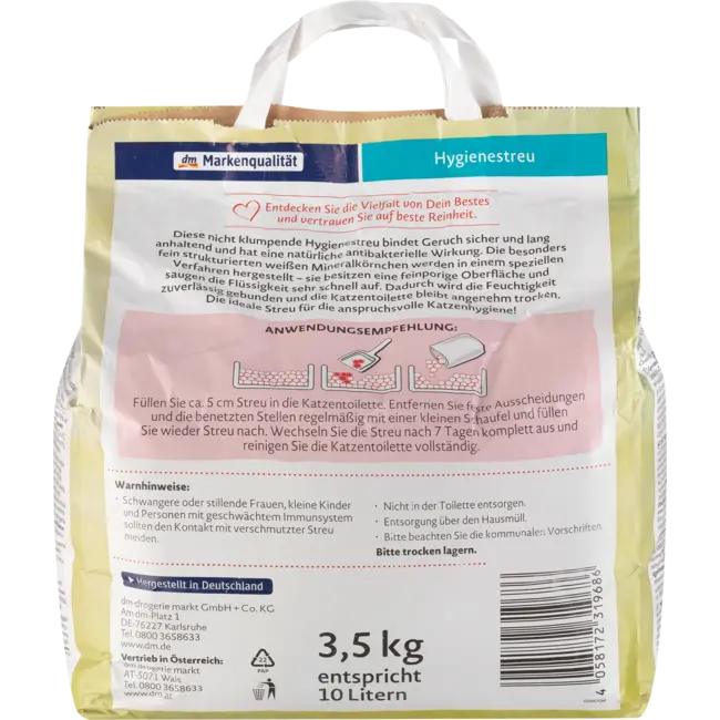 Dein Bestes Hygiënisch Kattenbakvulling Antibacterieel 10 l