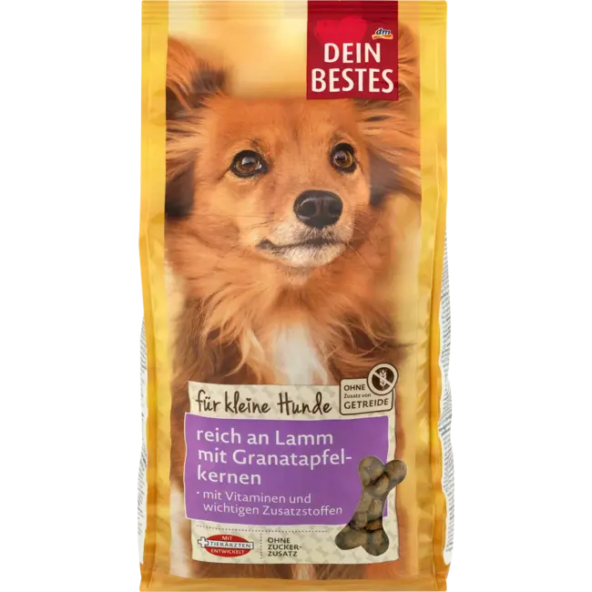 Dein Bestes Droogvoer Hond Met Lam & Granaatappelpitjes Voor Kleine Honden 1 kg