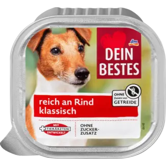 Dein Bestes Dein Bestes Honden Natvoer Met Rund