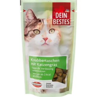 Dein Bestes Dein Bestes Kattensnoepjes Snackzakjes Met Kattengras