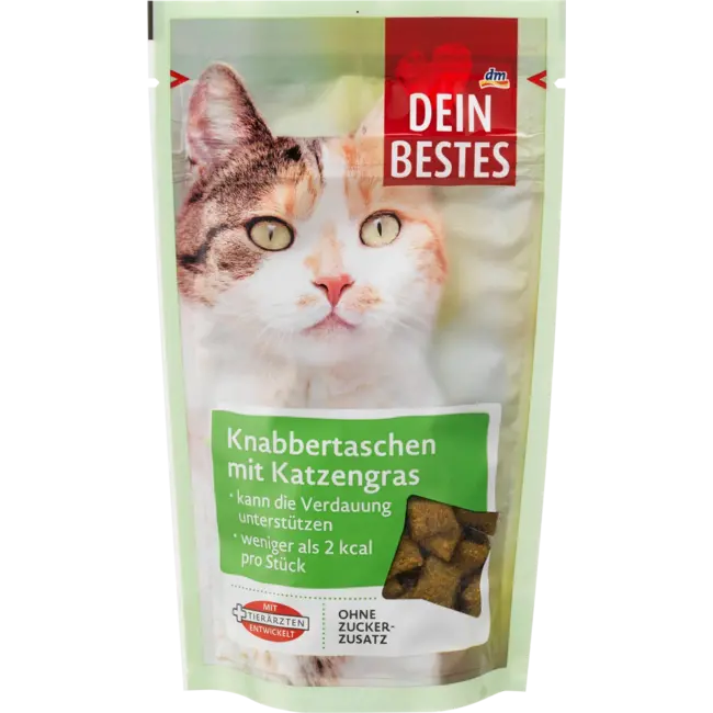 Dein Bestes Kattensnoepjes Snackzakjes Met Kattengras 65 g