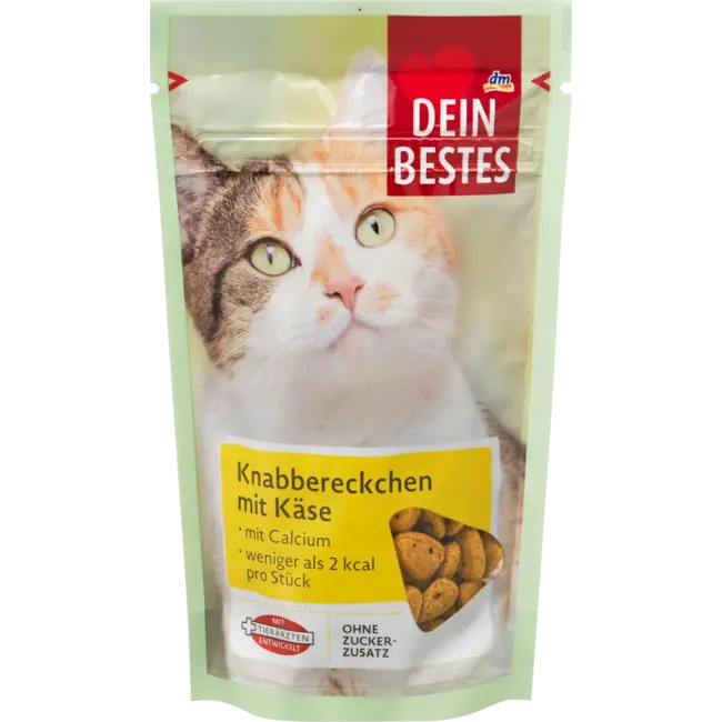 Dein Bestes Kattensnoepjes Knabbelhoekjes Met Kaas 65 g