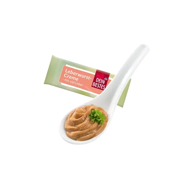 Dein Bestes Kattensnack Leverworstcrème Met Lever 8 Stuks 80 g