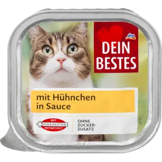 Dein Bestes Dein Bestes Katten Natvoer Met Kip In Saus