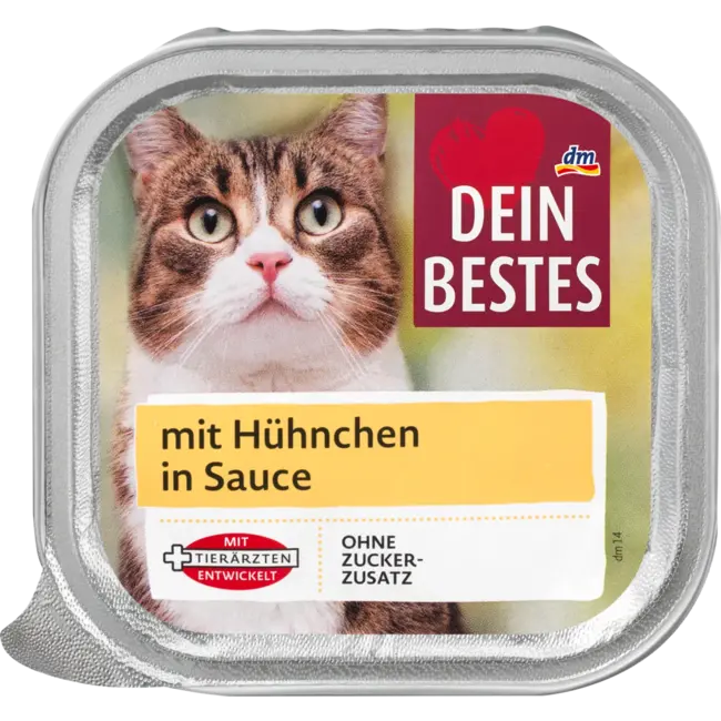 Dein Bestes Natvoer Kat Met Kip In Saus 100 g
