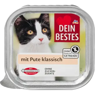 Dein Bestes Dein Bestes Katten Natvoer Met Kalkoen