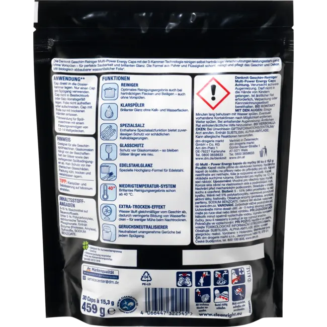 Denkmit Vaatwastabletten Multi-power Energy 30 St