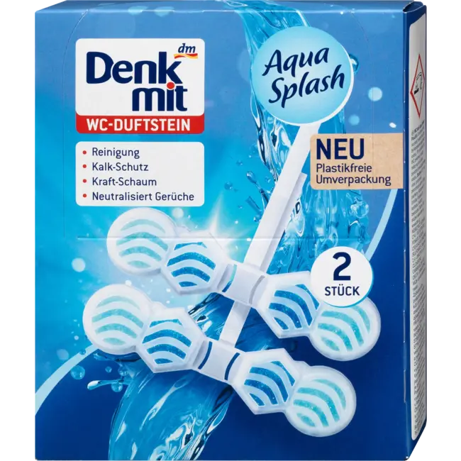 Denkmit Wc-duftstein Aqua Splash 2 St