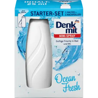 Denkmit Denkmit Luchtverfrisser Minispray Ocean Fresh Starterset