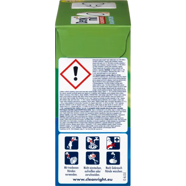 Denkmit Wasmiddel 3in1 Actief Caps 22 St