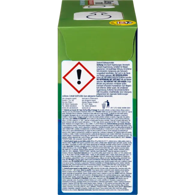 Denkmit Wasmiddel 3in1 Actief Caps 22 St