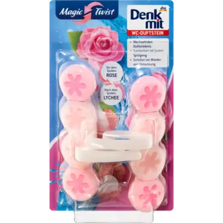 Denkmit Denkmit Wc-duftstein Magic Twist Rose & Lychee