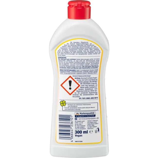 Denkmit Glaskeramische Reiniger 3in1 300 ml