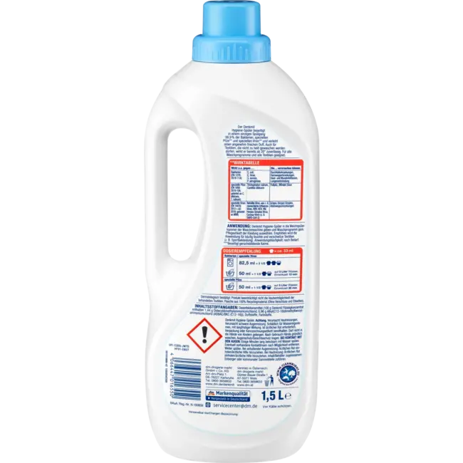 Denkmit Hygiëne-spoelmiddel Wasdesinfectie, 18 WL 1.5 l