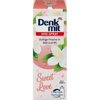 Denkmit Denkmit Luchtverfrisser Mini-spray Sweet Love Navulverpakking