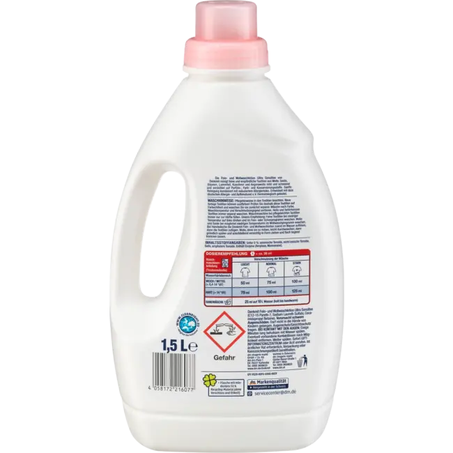 Denkmit Fijne En Wollen Waslotion Ultra Sensitive 1.5 l