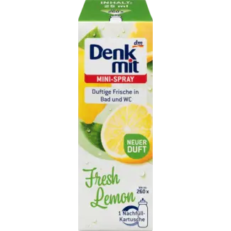 Denkmit Denkmit Luchtverfrisser Mini-spray Fresh Lemon Navulverpakking